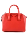 GIVENCHY ANTIGONA SMALL TOTE,5117012 610 MEDIUM RED