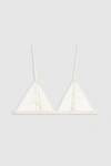 Anine Bing Eileen Bra In Ivory In Ivory