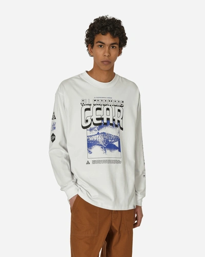 Nike Acg Graphic Longsleeve T-shirt Summit In White