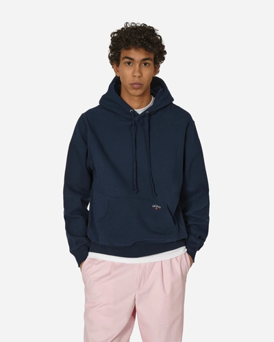 Noah Classic Hooded Sweatshirt Navy In Blue