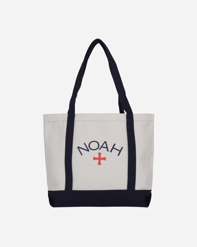 Noah Core Logo Tote Bag Natural In Beige