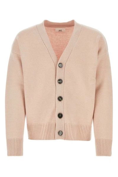 Ami Alexandre Mattiussi Ami Paris Knitwear In Beige