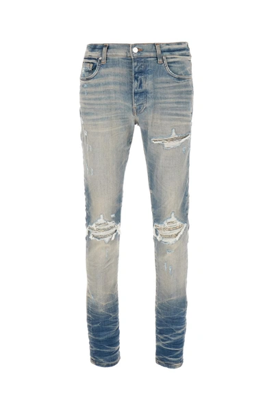 Amiri Distressed Jeans In Denim