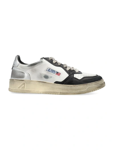 Autry Sup Vint Low Man In White Black Silver