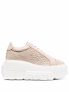 Casadei Nexus Hanoi Pink Chunky Sneakers In Pink