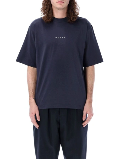 MARNI MARNI BOXY T-SHIRT MARNI LOGO