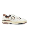 New Balance Vintage-effect 550 Sneakers In White Beige