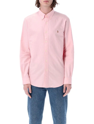 Polo Ralph Lauren Custom Fit Shirt In Brs Pink