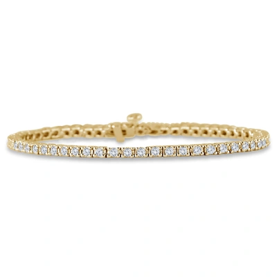 Diana M. Fine Jewelry 14k 1.00 Ct. Tw. Diamond Tennis Bracelet In Multi