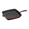 STAUB CAST IRON 10-INCH SQUARE GRILL PAN