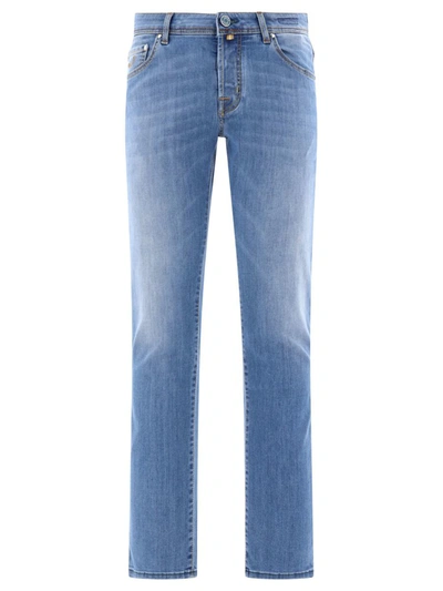 Jacob Cohen Light Blue Cotton Denim Jeans