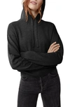 Canada Goose Belleville Hooded Wool Sweatshirt In Black