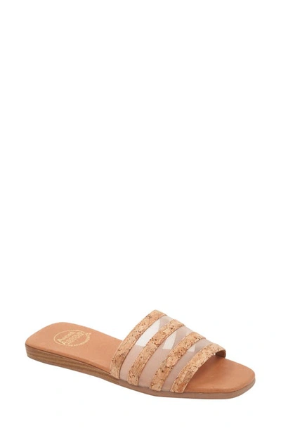 Andre Assous Kaila Slide Sandal In Natural