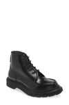 Adieu Creeper Sole Lace-up Boot In Black