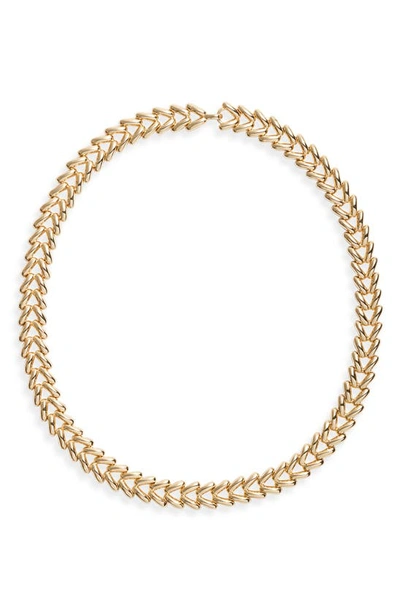Roxanne Assoulin All Linked Up Necklace In Shiny Gold