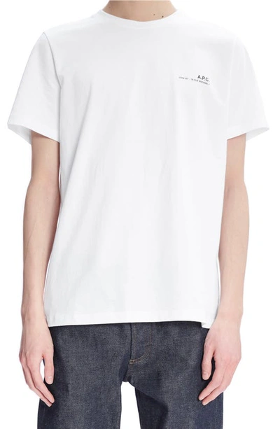 APC A.P.C. LOGO GRAPHIC TEE