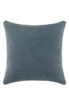 Ienjoy Home Stone Washed Cotton Throw Pillow In Navy
