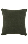 Ienjoy Home Stone Washed Cotton Throw Pillow In Olive