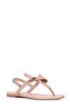 New York And Company Abril Thong Sandal In Natural Combo