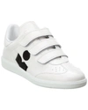 Isabel Marant Beth Leather Sneakers In White