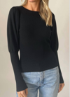 SIX/FIFTY REESE SWEATER IN BLACK