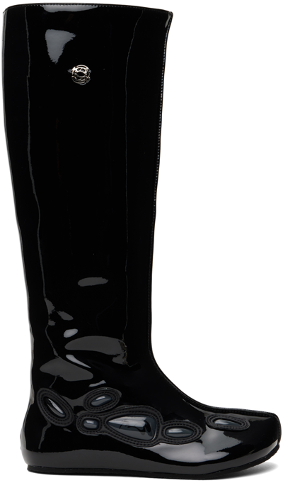 Rombaut Ssense Exclusive Black Alien Barefoot Tall Boots