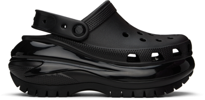 CROCS BLACK MEGA CRUSH CLOGS