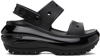 CROCS BLACK MEGA CRUSH SANDALS