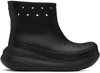 CROCS BLACK CRUSH BOOTS