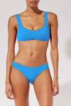 SOLID & STRIPED THE ELLE BOTTOM IN FLUORESCENT BLUE