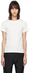 Rick Owens Off-white Level T-shirt In 11 Milk