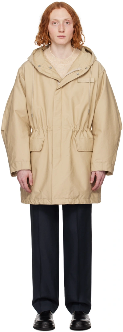 Jacquemus Beige Les Classiques 'la Parka Marrone' Coat