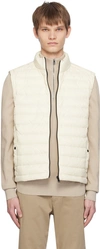 HUGO BOSS OFF-WHITE PACKABLE waistcoat