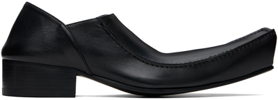 Balenciaga Romeo Mules Mit Gebogener Kappe In Black