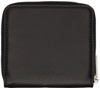 Rick Owens Logo Embossed Zip Around Wallet In 09 Black