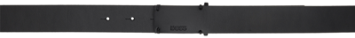 Hugo Boss Black Logo Belt In 001-black