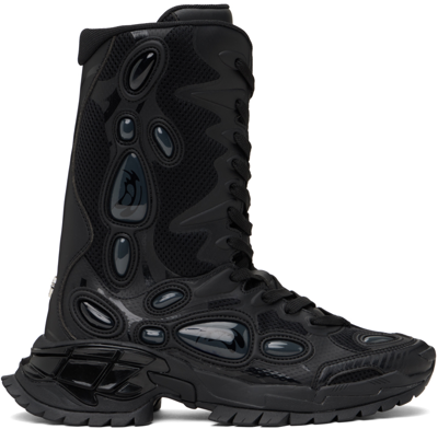 Rombaut Black Nucleo Boots In Volcanic Black