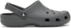 CROCS GRAY CLASSIC CLOGS