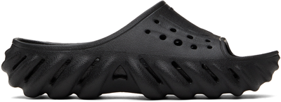 Crocs Black Echo Slides