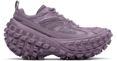 Balenciaga Purple Bouncer Sneakers In 5500 Faded Purple
