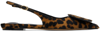 Jacquemus Pointed Flat Shoes In 8bq Print Leo Brown