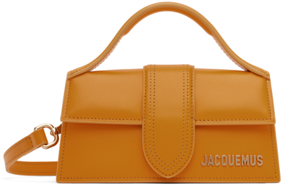 Jacquemus Le Bambino Leather Bag In Orange