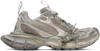 Balenciaga Eggshell Polyurethane Sneakers In Brown