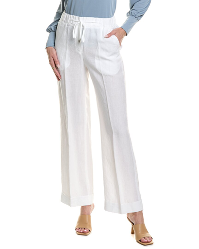 Peserico Linen Pant In White