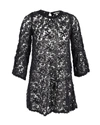 Isabel Marant Sheer Lace Dress In Black Polyester In Black