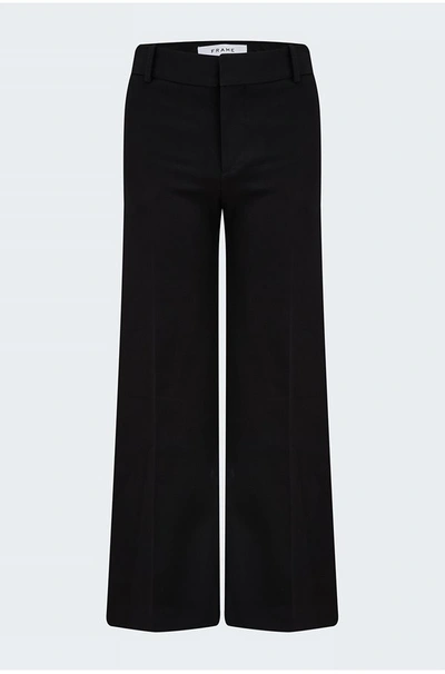 Frame Le Crop Palazzo Trouser Pants In Blue