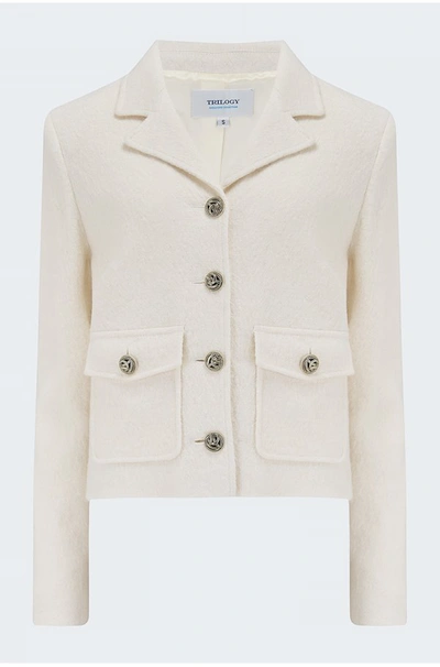Trilogy Iconic Jacket In Cream In Neutral