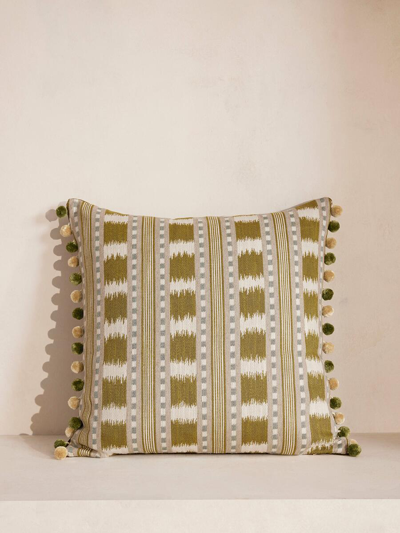 Soho Home Lando Cushion In Green