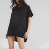 Lunya Washable Silk Tee Set In Immersed Black