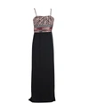 MISSONI EMBELLISHED TOP MAXI DRESS IN BLACK POLYESTER SILK